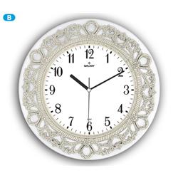 Galaxy 86-BZ Dekoratif Duvar Saati Beyaz