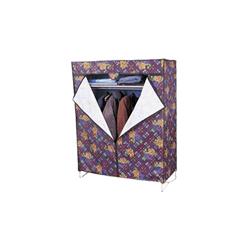 Meteks Pratik Fermuarlı Gardrop / Kıyafet Elbise Dolabı 140x40x120 cm
