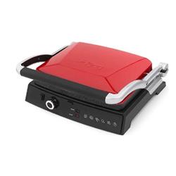 King K 462R Grill Master İnox Elektrikli Tost Makinesi Kırmızı