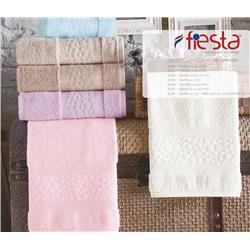 Fiesta 1205 Vip Bukle Jakarlı Pamuklu Havlu 100x150cm 6lı -Çeşit-