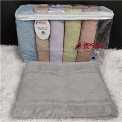 Fiesta 1501 Kilim Desenli Asorti Premium Bukle Jakarlı Havlu 50x90