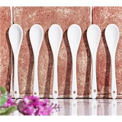 Kosova GSA-50 Porselen Çay Kaşığı Baharat Kaşığı Büyük 6lı 13cm